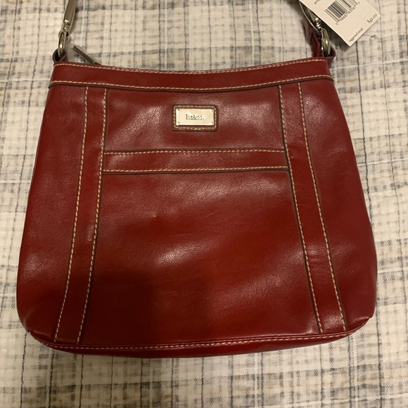Liz & co. red shoulder bag new with tags